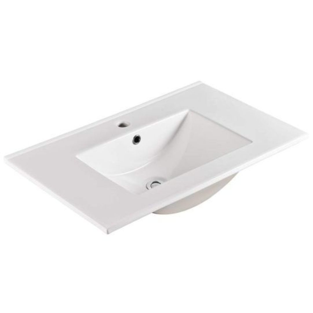 Alpine Ceramic top 1 tap hole 750 sqare Geraldton Ceramics