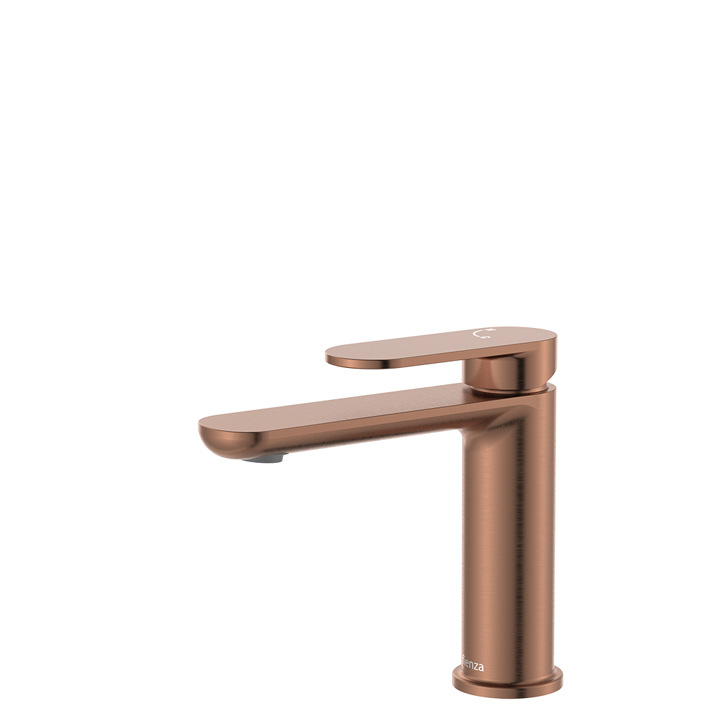 FIE Empire Slim Cold Start basin mixer Copper