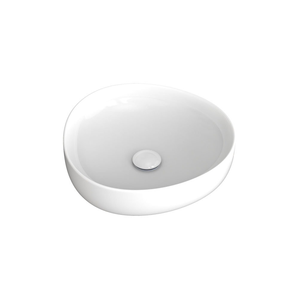 FIE Pebble Small Gloss White