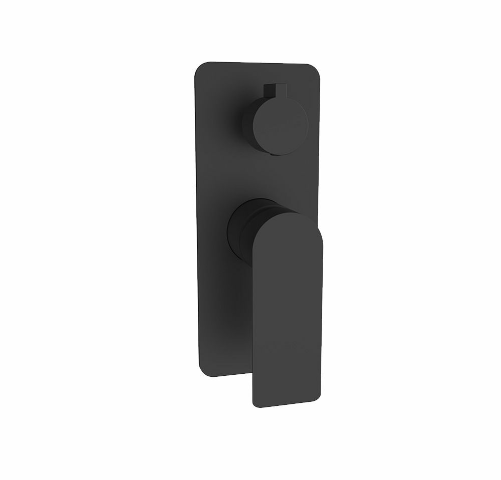 Sky Wall Mixer w Diverter Matt Black